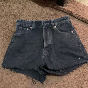 Black Denim shorts